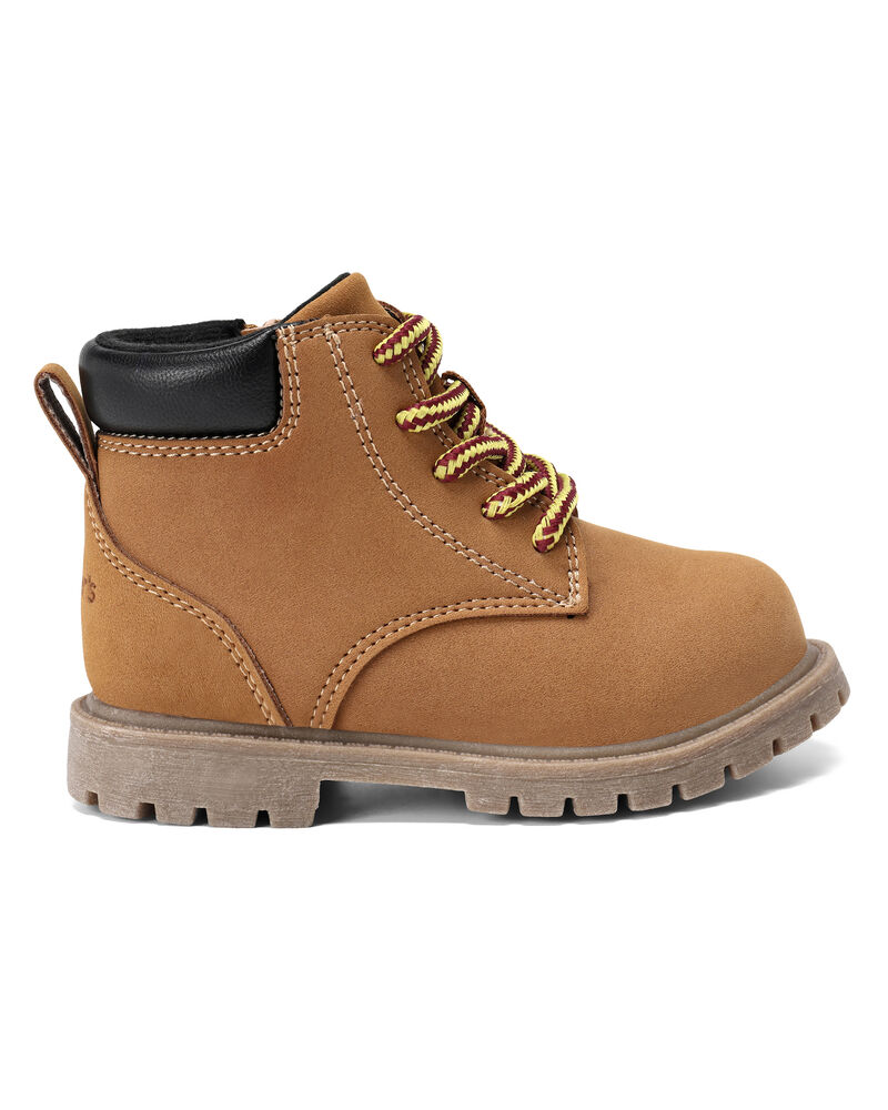 Toddler Boy Fashion Boots - Brown, image 2 of 6 slides